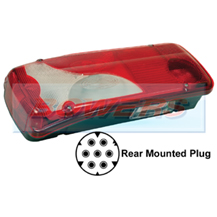 Genuine Vignal 156340 LC8 Rear Left Hand Nearside Combination Tail Lamp/Light Unit For Scania, Mercedes & VW